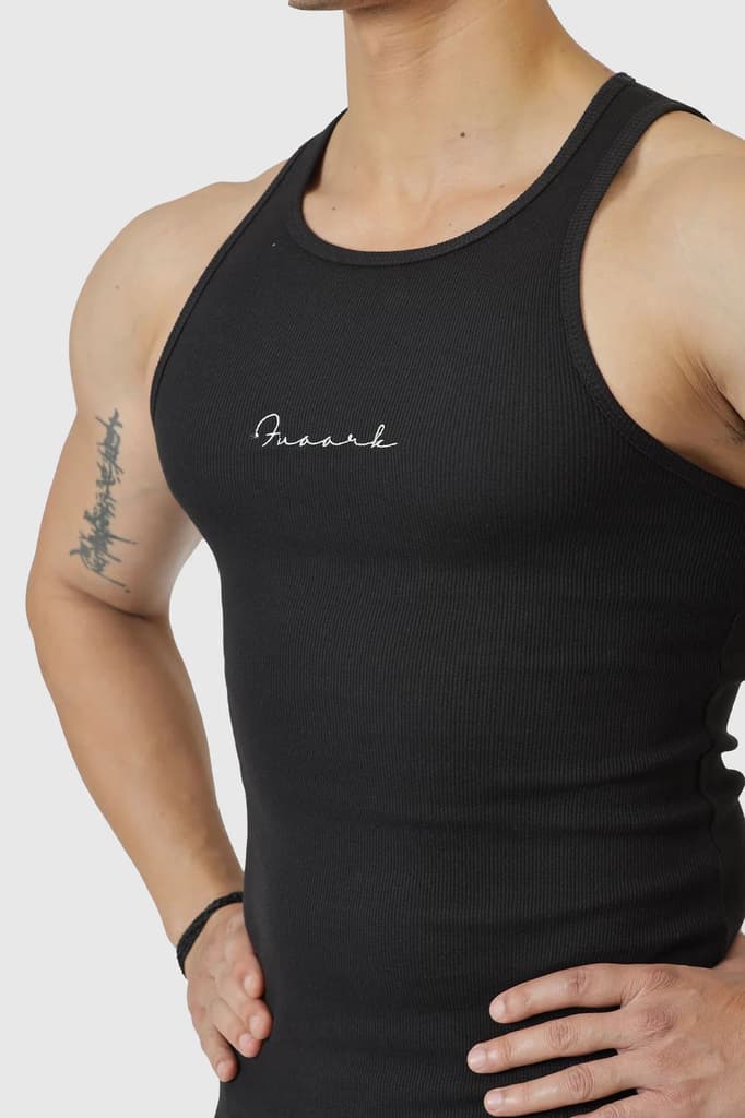 Ribbed Tank Black — photo 5