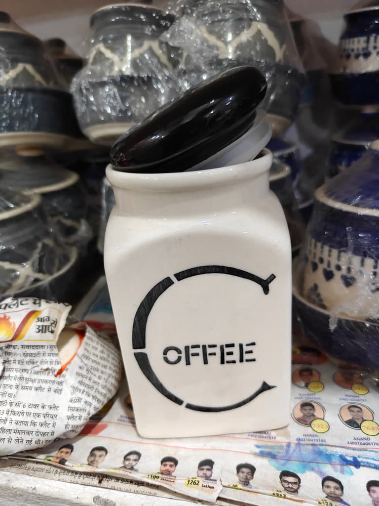 Coffee Mug | Ceramic | White | Black Lettering
