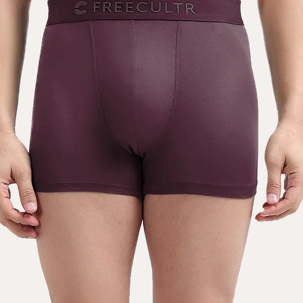 Men's Anti-Bacterial Micro Modal Trunk in Solid Waistband (Pack of 1)