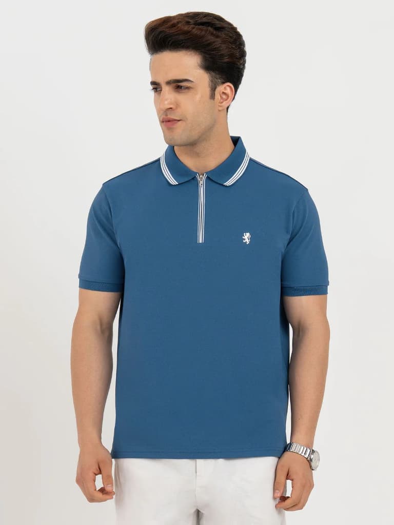 Polo T Shirts for Men in Dark Blue | Classic Polo T Shirts