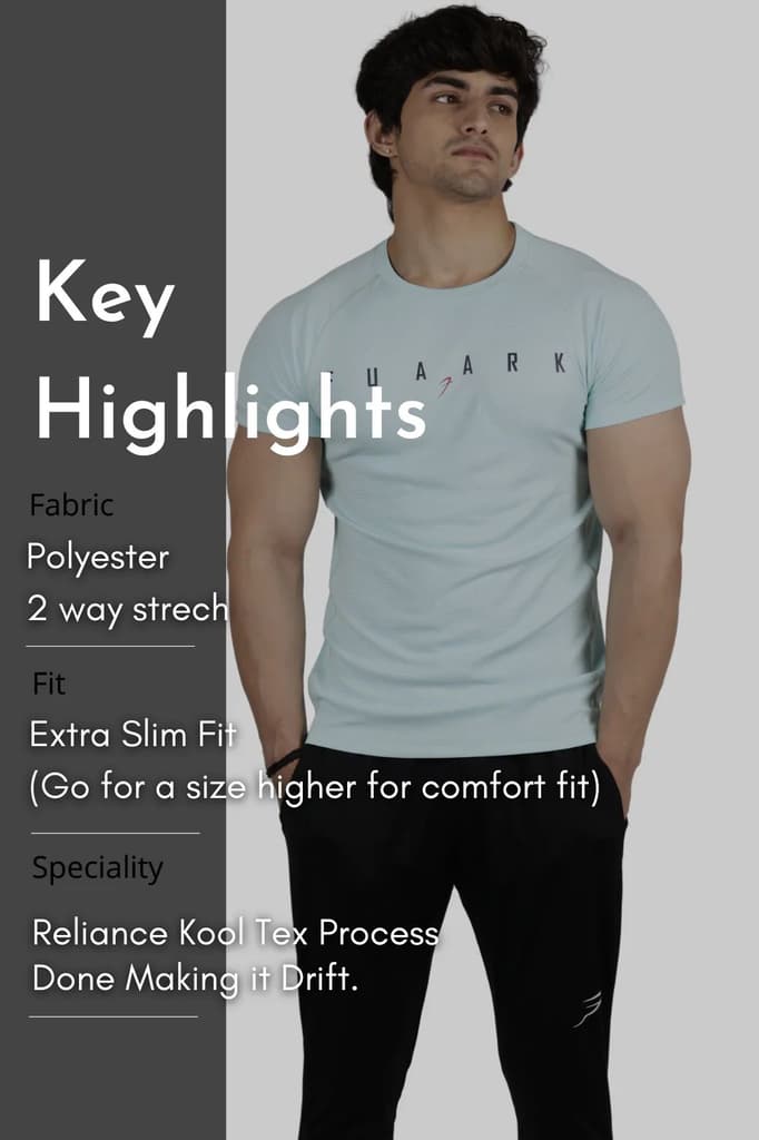 Checks T-shirt Sky Blue — photo 8