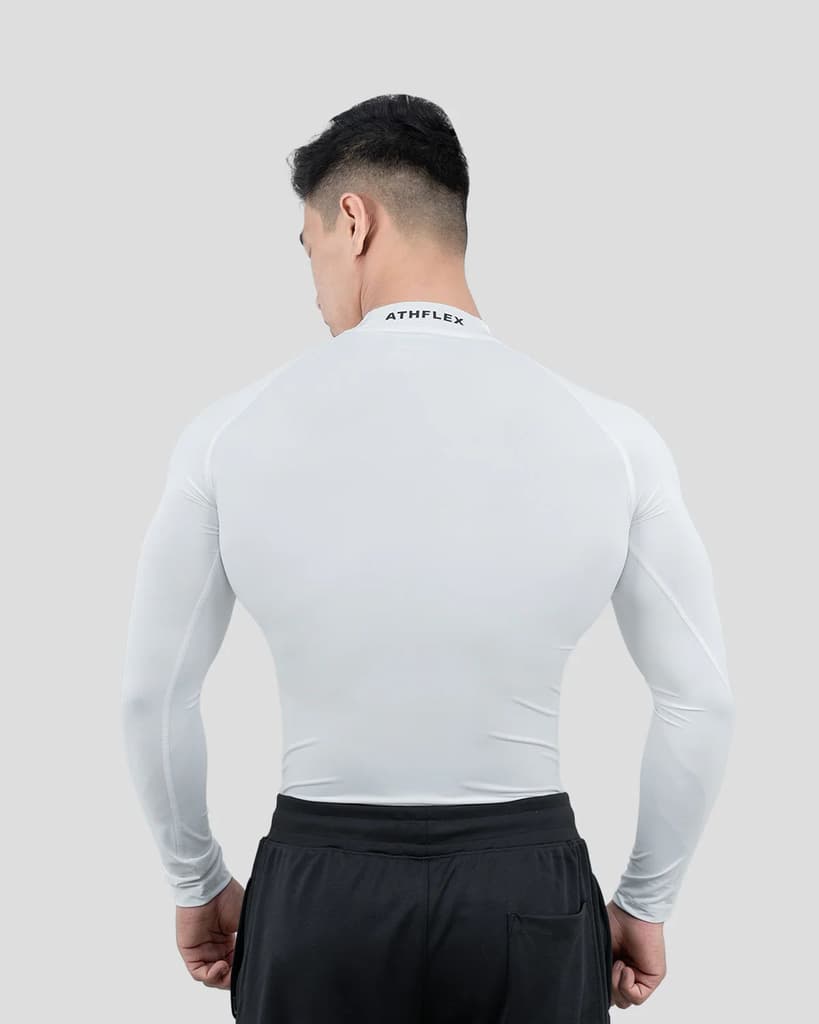 Hustle High Neck Full Sleeve Compression T-shirt — photo 6