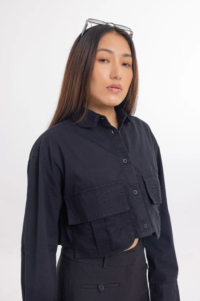 SUMMER // CROPPED SHIRT — S