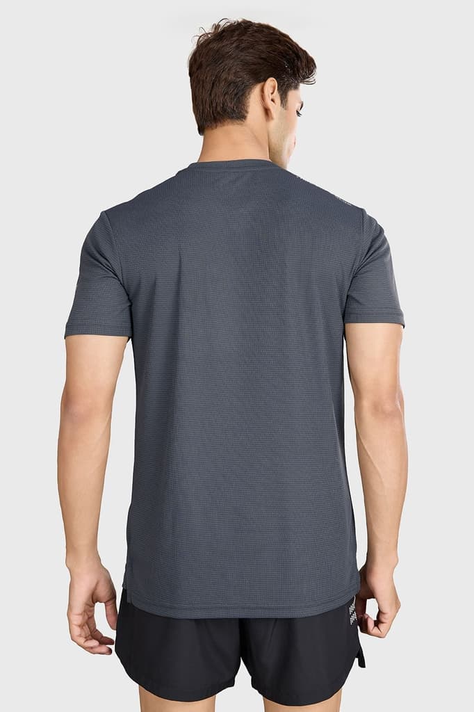 Checks Running T-shirt Grey — photo 6
