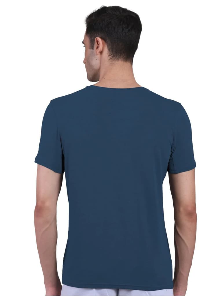 Men's Half Sleeves Bamboo Undershirts (Loungewear & Sleepwear)- Pack of 1 — photo 8