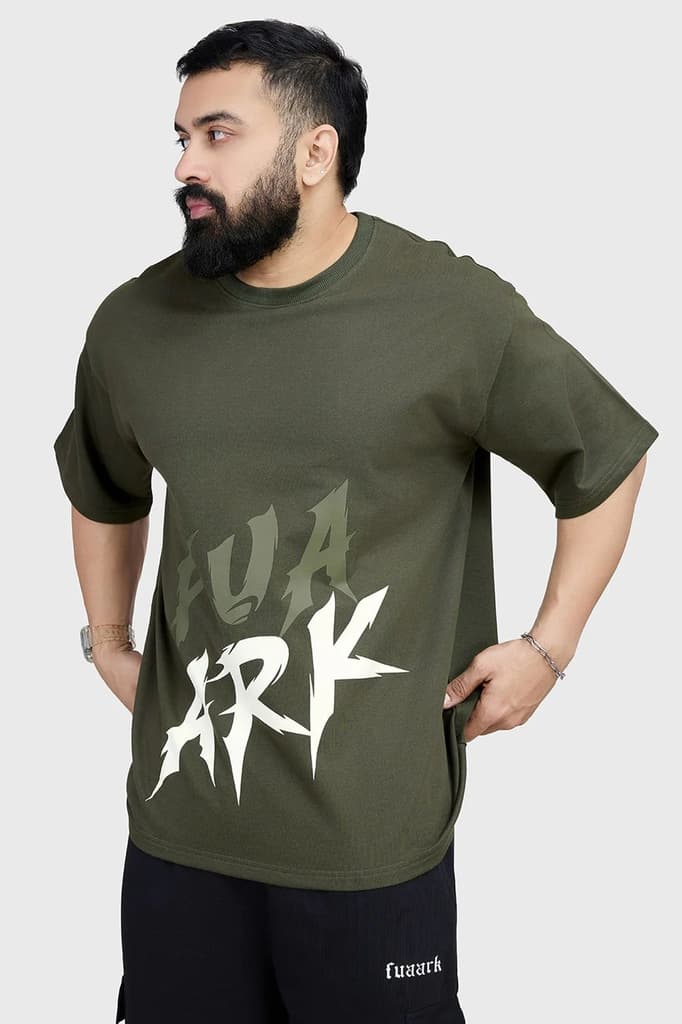 Edge Oversized T-shirt Olive — XS