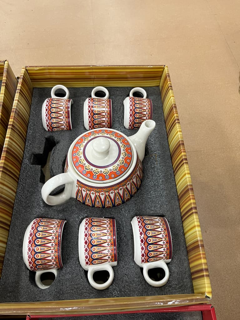 Tea Kettle | Kitchen & Dining | Ceramic | Multi-colored