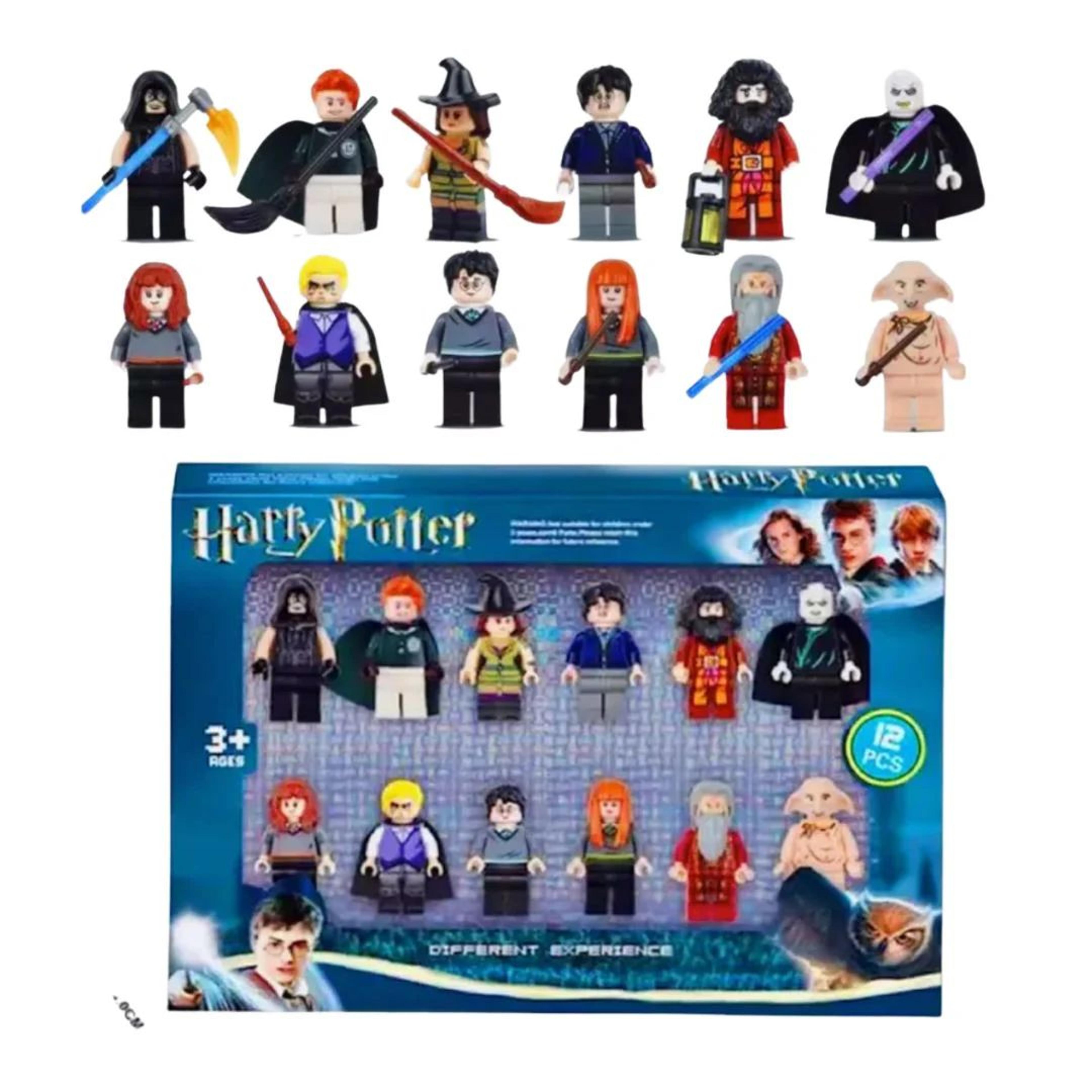 Harry Potter Building Block Set | 12 Mini Figures of Hogwarts Crew
