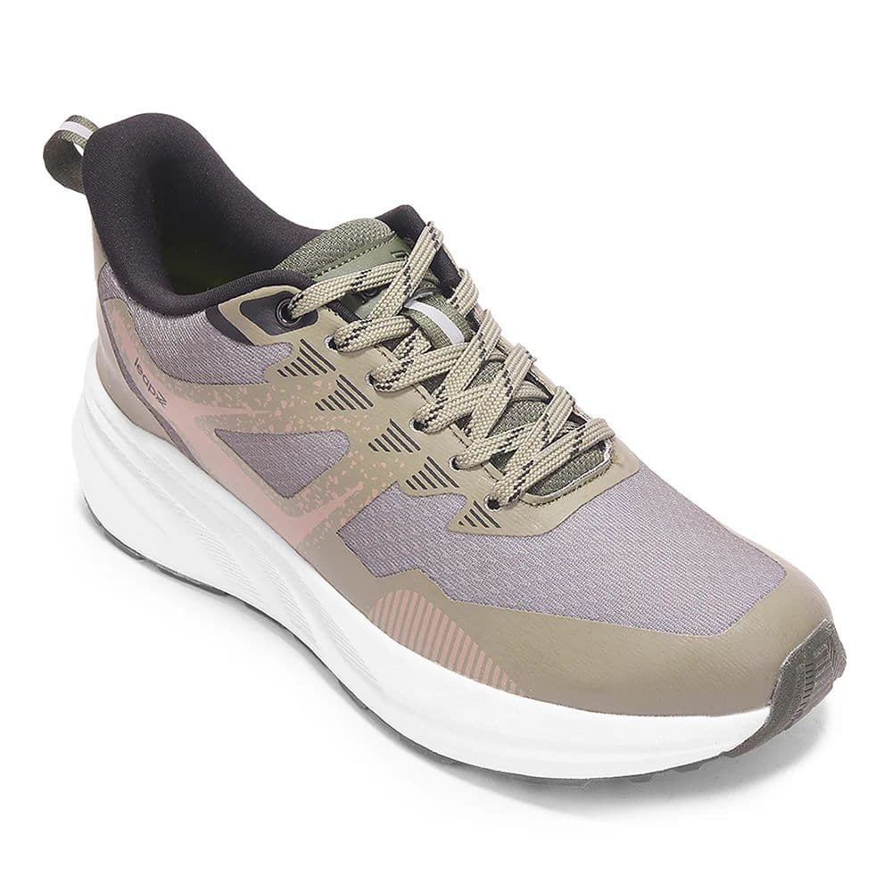 Leap7X ROYALESTPE Olive Green Sports Non Lacing Walking Shoes for Men by Liberty — 6/40 / Olive Green