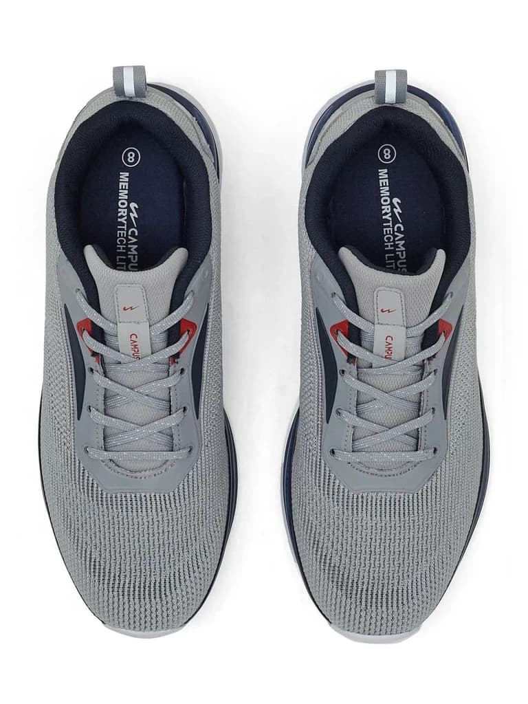 PREXTON Grey Men's Running Shoes — photo 6