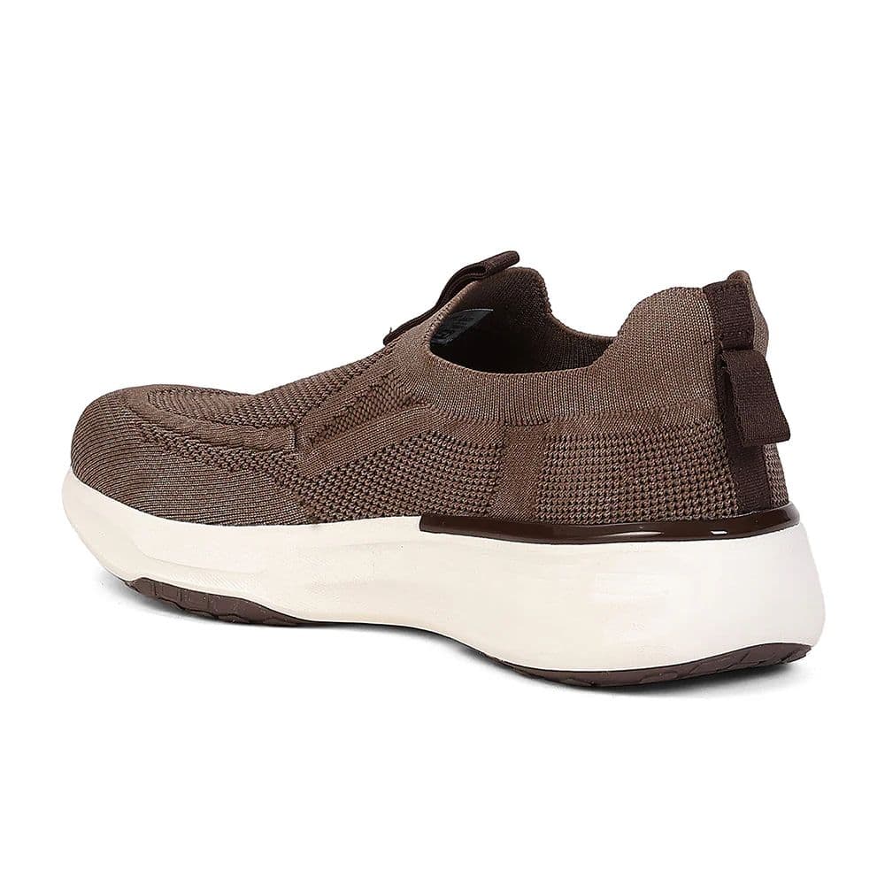Leap7X by Liberty Men's CHICAGO-1 Brown Slip-On Walking Shoes - EAZYGO Technology with Ortholite Insole — photo 3
