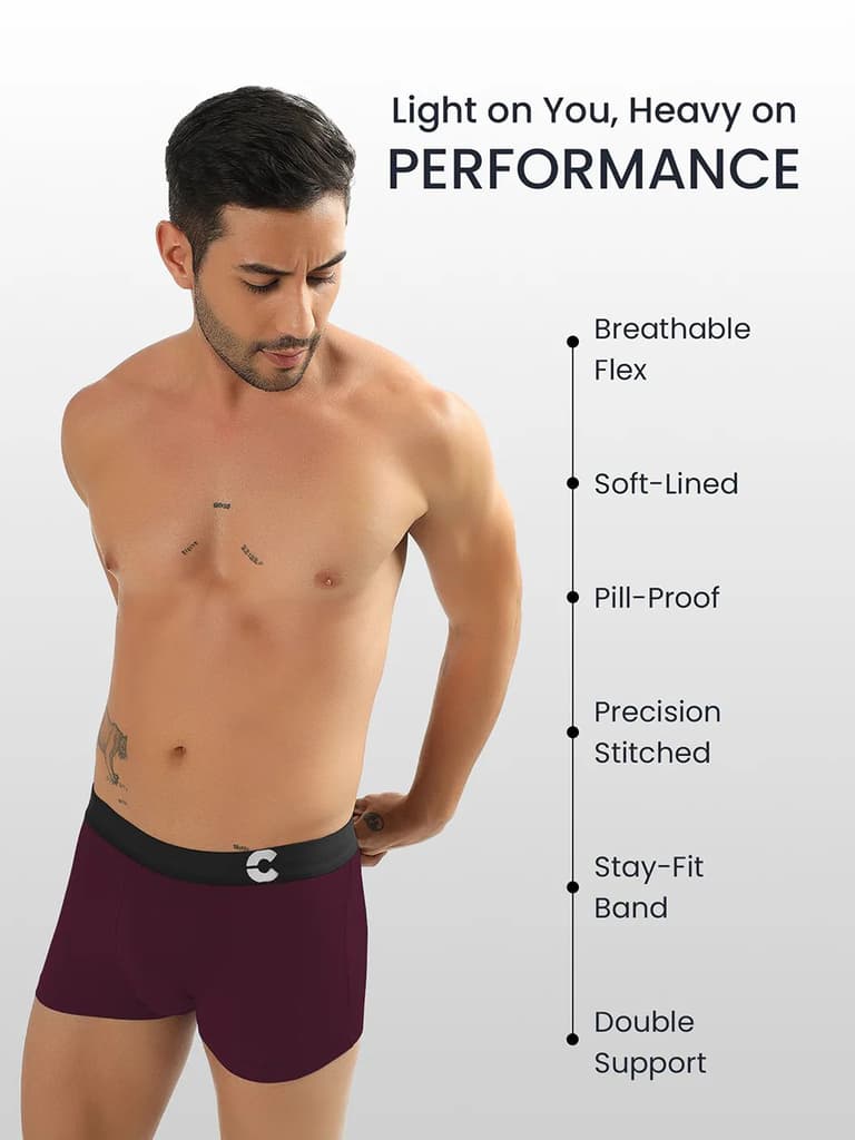 Men's Anti-Bacterial Micro Modal Trunk (Pack of 2) — photo 8