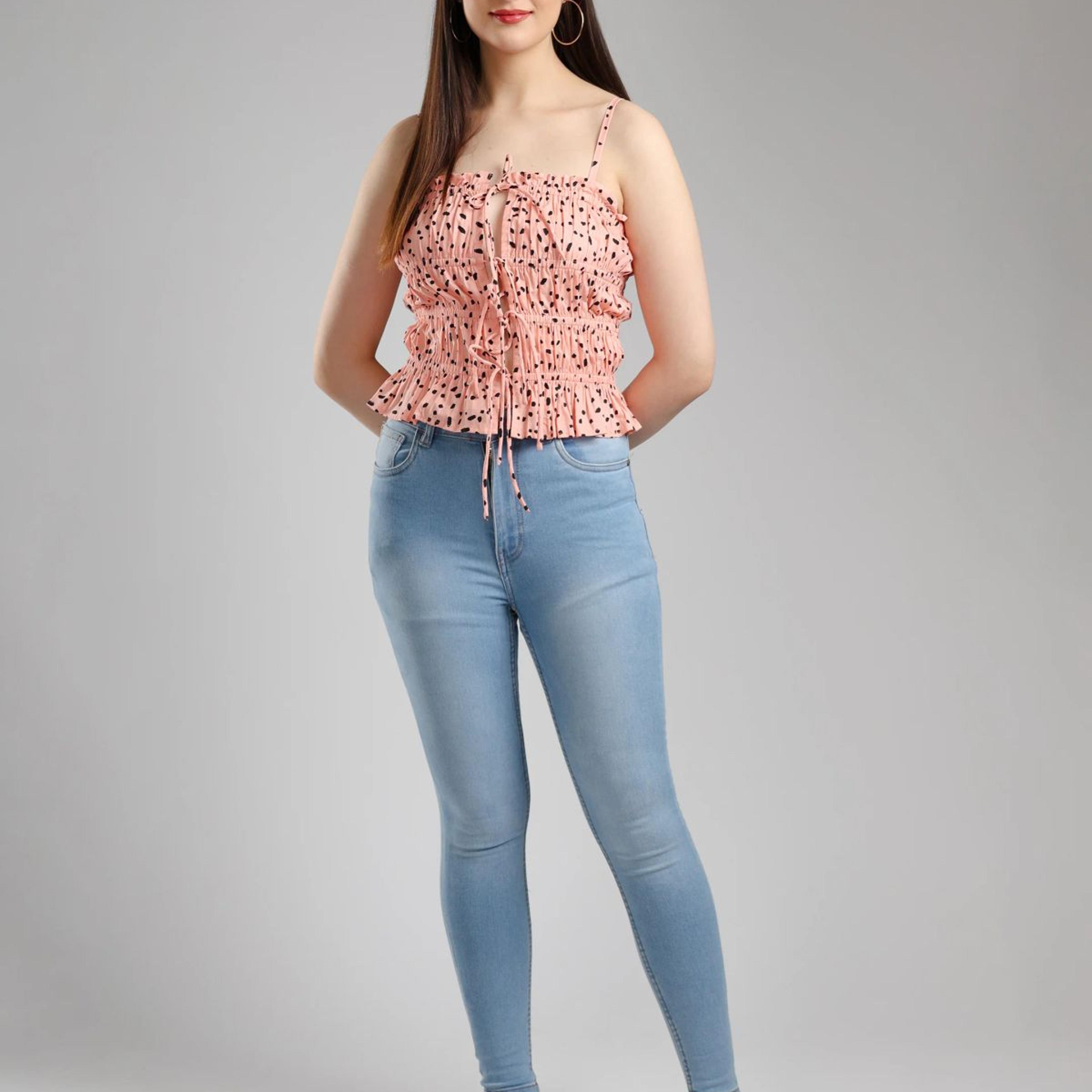 Veyra chic printed top