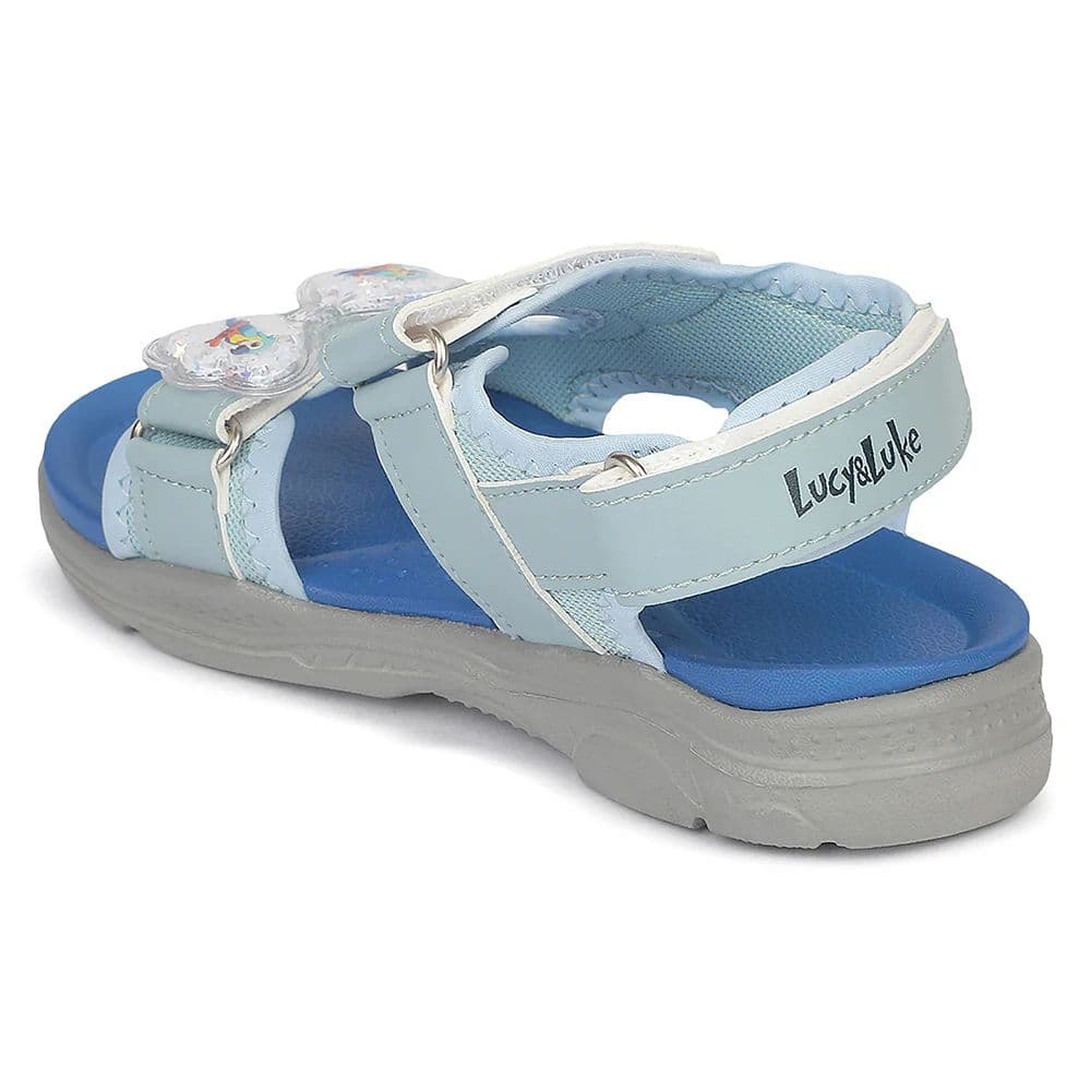 Lucy & Luke CANDYKICKE Blue Casual Flat Sandal For Kids By Liberty — photo 5