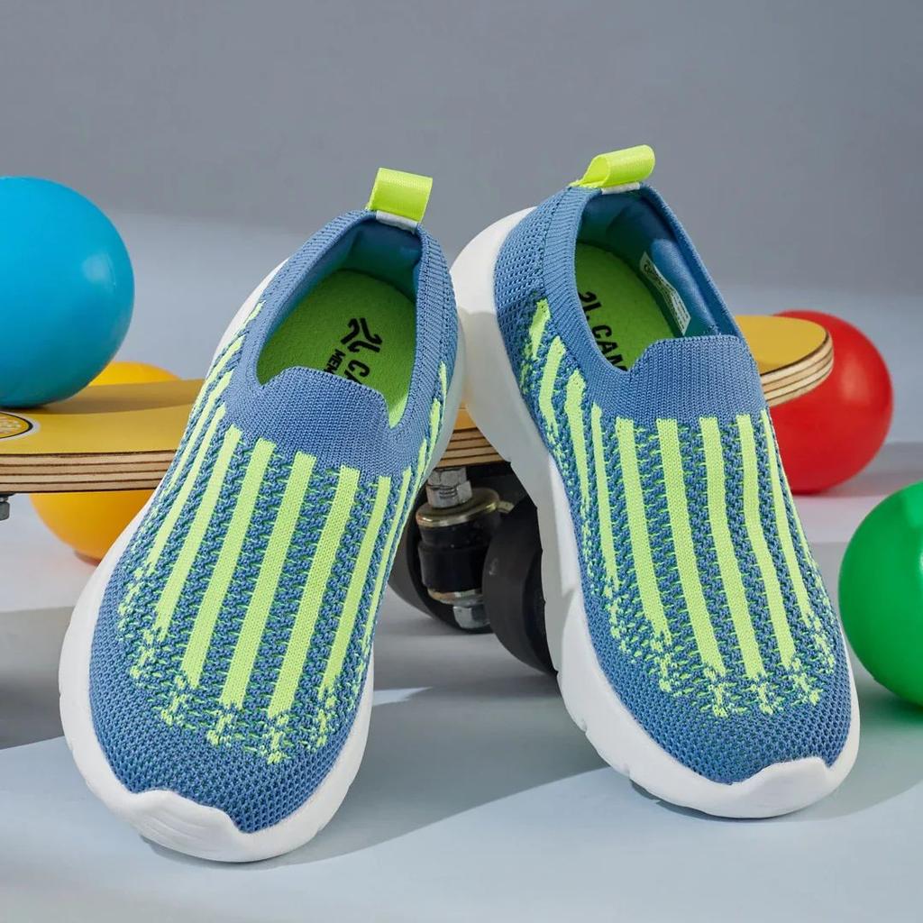 SAGE K Blue Kids Walking Shoes