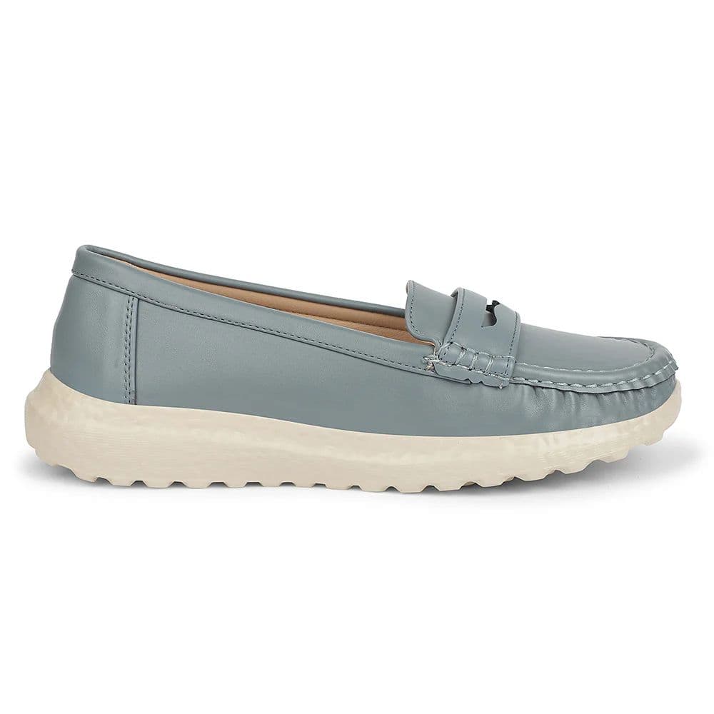 Healers Sky Blue Casual Flat Ballerina for Women ZQ-FDBL-11 by Liberty — photo 2