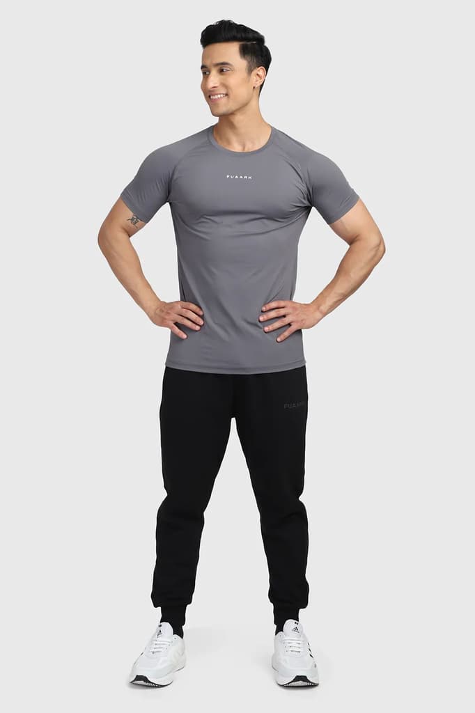 Sleek T-shirt Grey — S