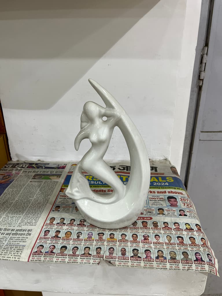 White Sculpture | Art | Porcelain | White