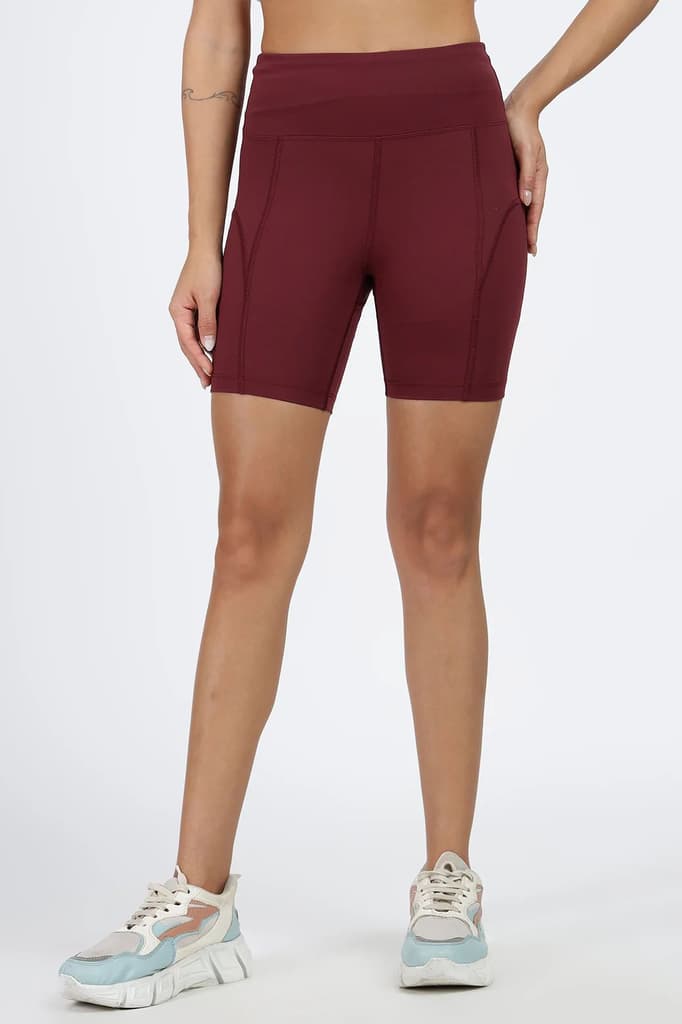 Timeless Nylon Shorts Maroon — photo 5