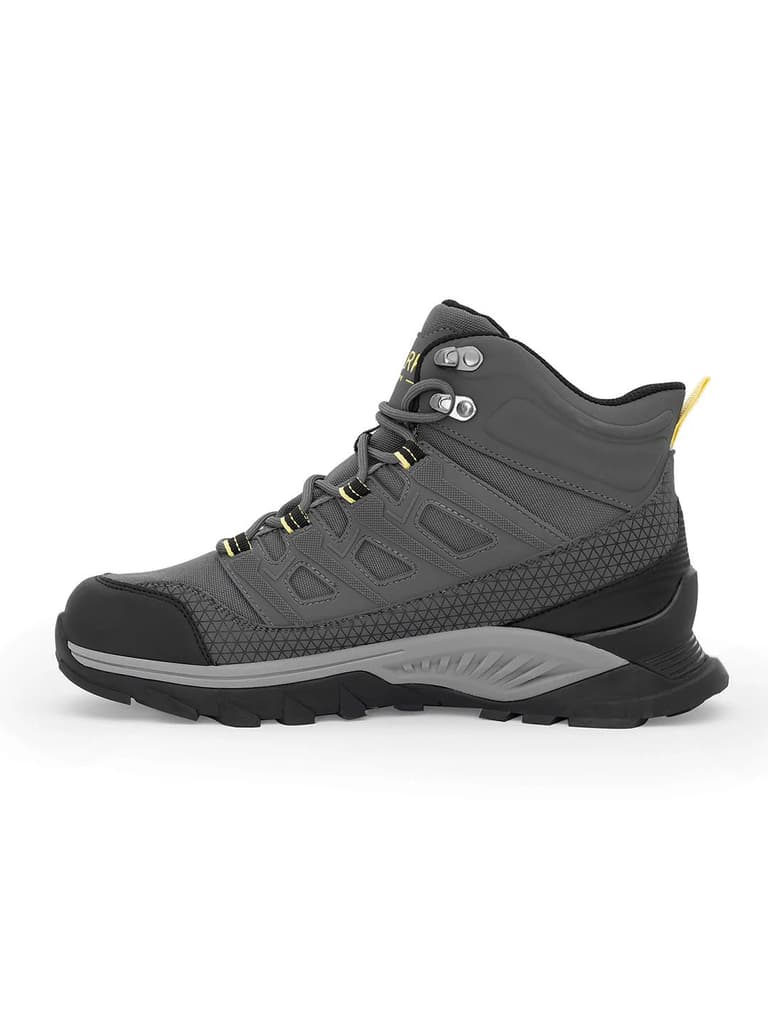 Dark Grey Trekking Shoes for Men | High-Top Outdoor — photo 3