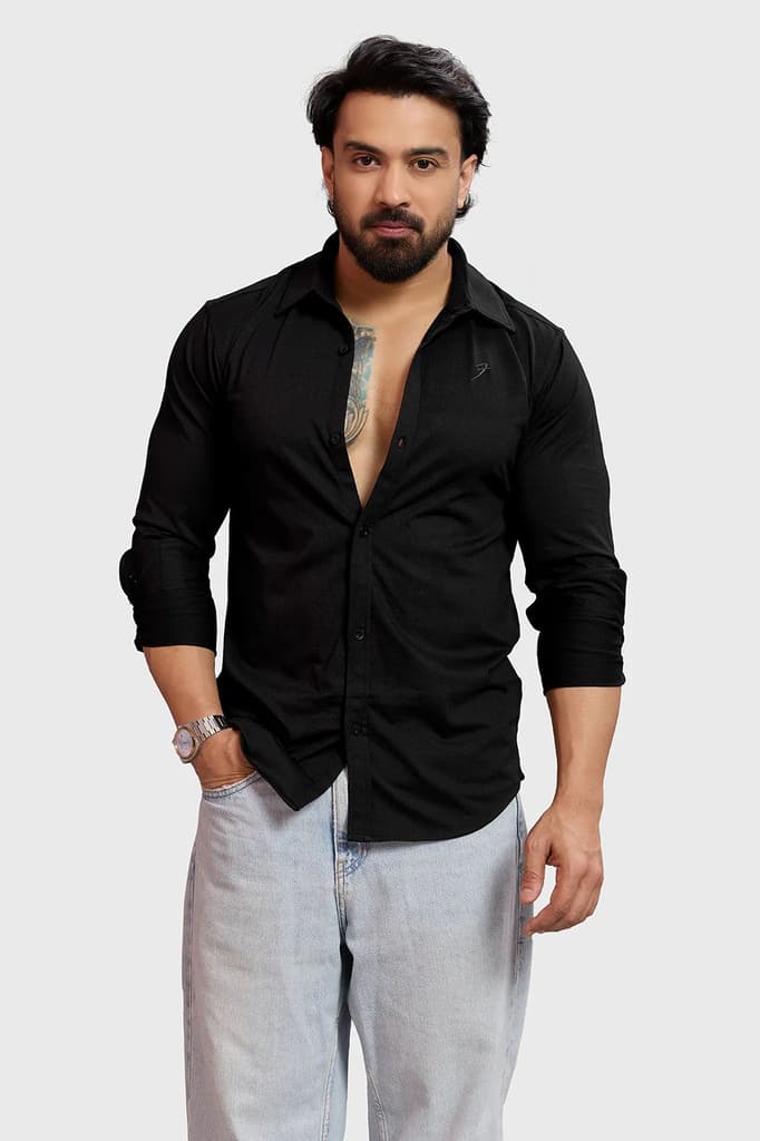 Aero Fullsleeves Shirt Black — photo 2