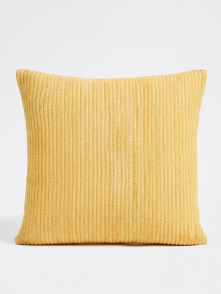 Westside Home Yellow Textured Cusion Cover