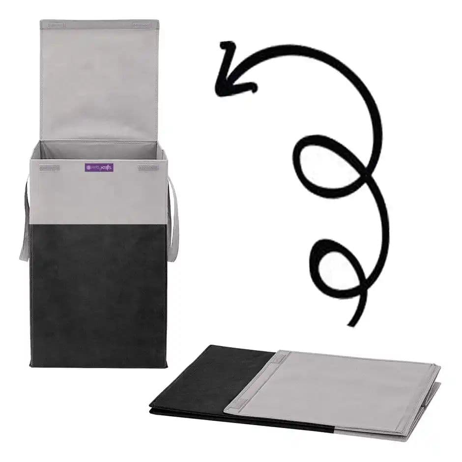 Prettykrafts 13, Square with lid Nw plain lange Black (Black) — photo 3