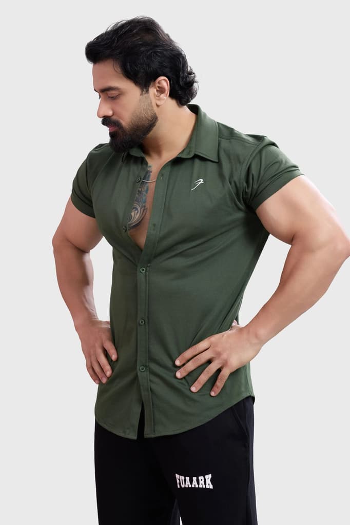 Aero Shirt Olive — S