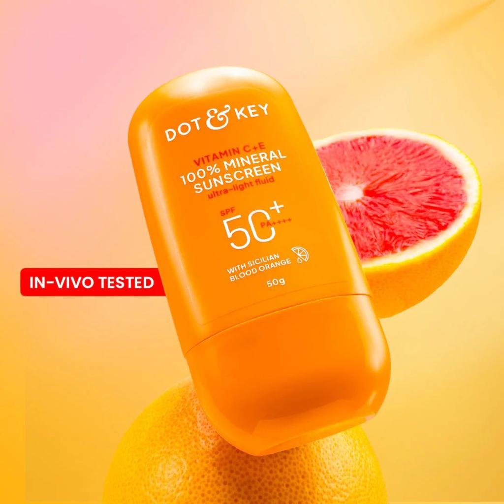 Vitamin C + E 100% Mineral Sunscreen IN-VIVO tested SPF 50+, PA++++ — 50g