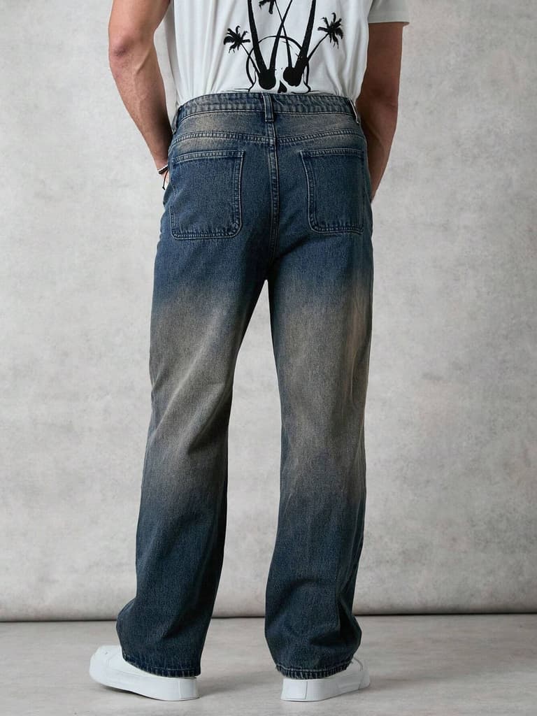 Fade To Blue Straight Fit Jeans — photo 6