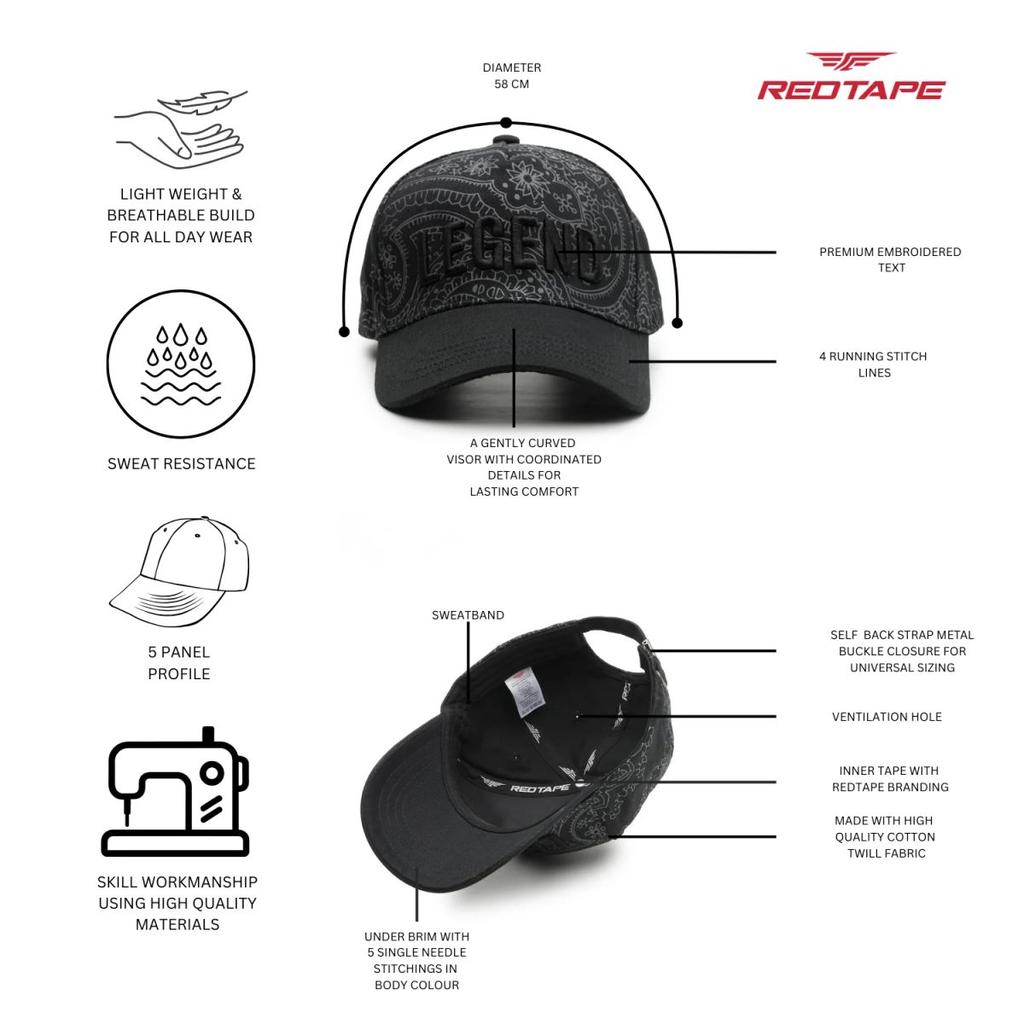 Unisex Black Solid Cotton Twill Baseball Cap with Adjustable Strap — photo 4