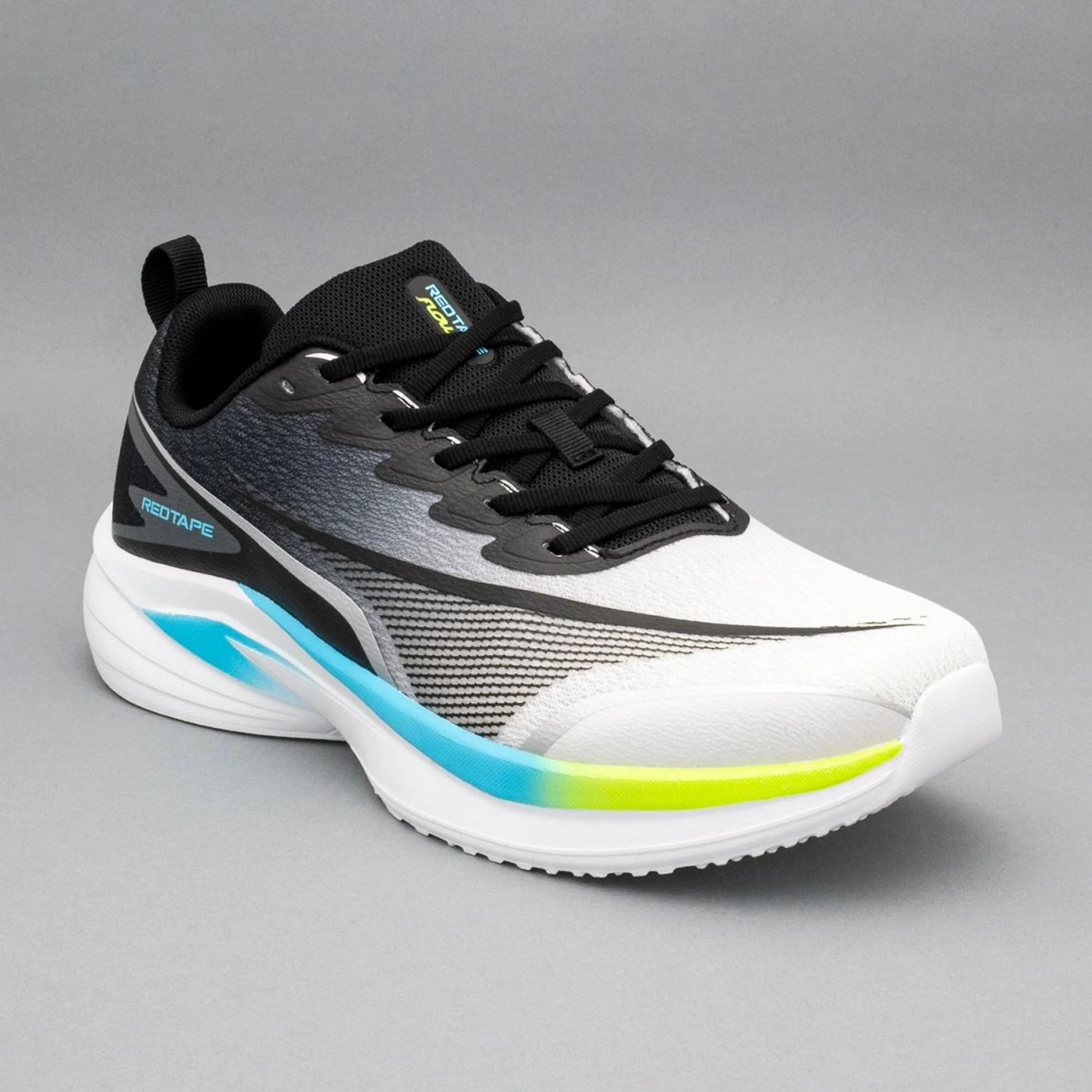 Sports Shoes for Men in Dark Grey and White | Low-Cut Athleisure Shoes.