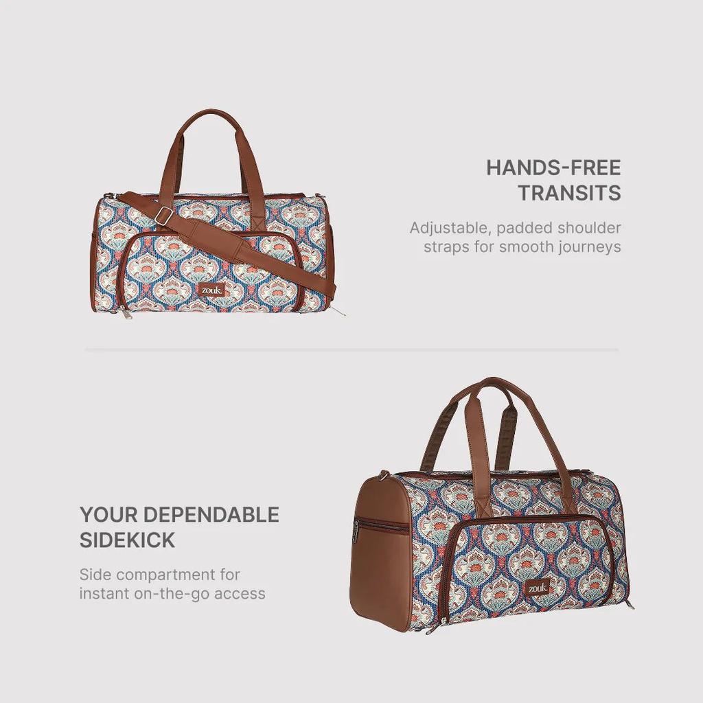 Kovil Blue Weekender Duffle Bag — photo 5