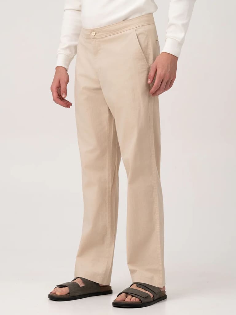 Cappadocia Beige Relaxed Fit Lounge Pants — photo 10