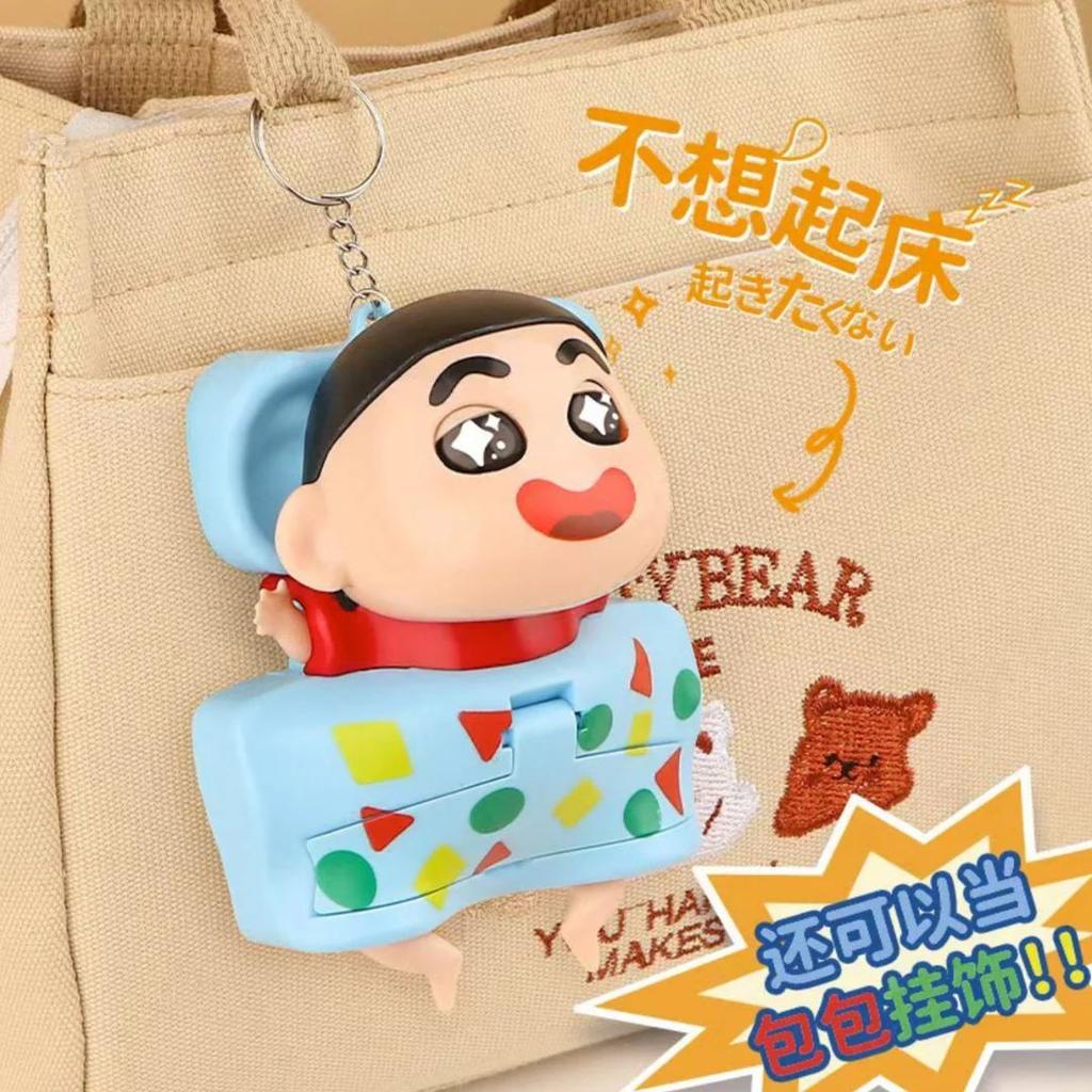 Shin Chan Blanket Keychain | 2-in-1 Cute Keychain n Portable Phone Stand — photo 3
