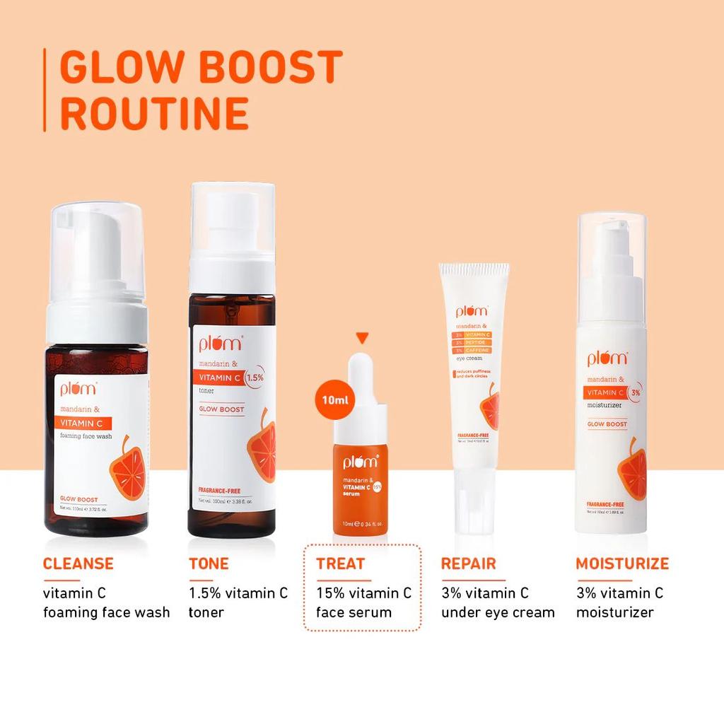 15% Vitamin C & Mandarin Serum For Glowing Skin