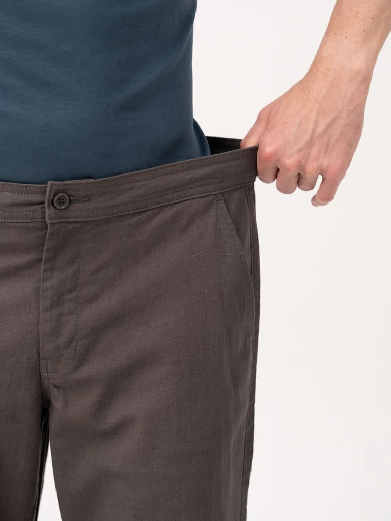 Kyoto Grey Relaxed Fit Lounge Pants — photo 4
