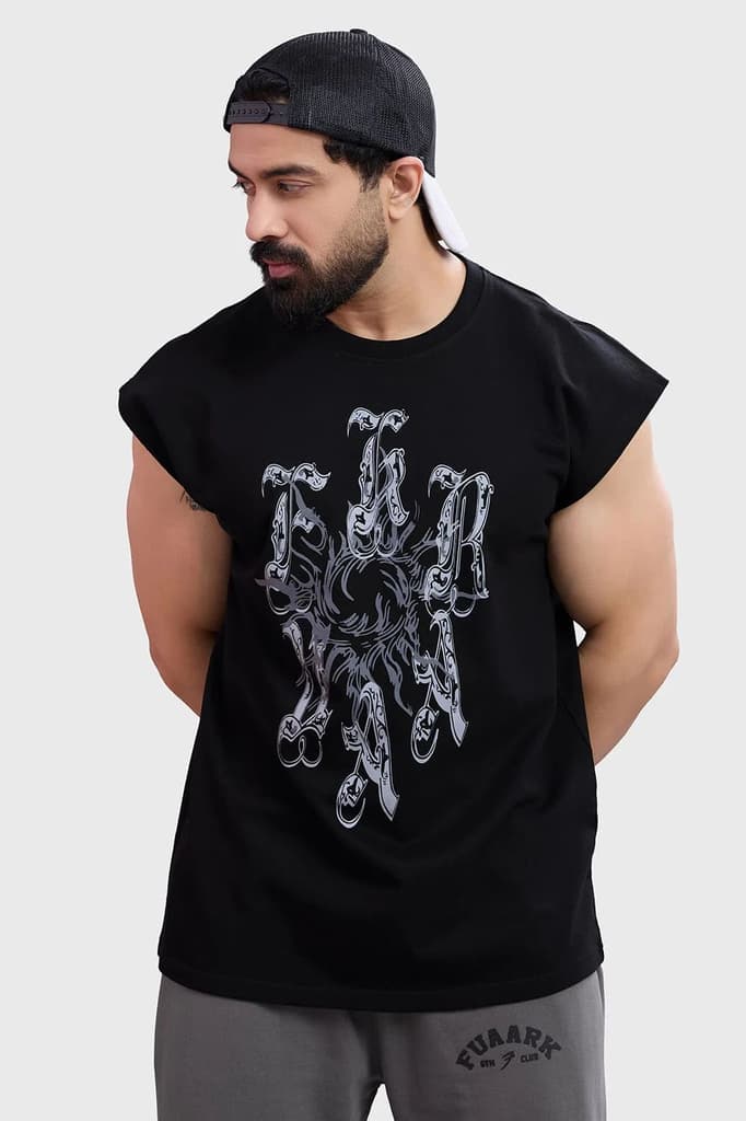 Ash Capsleeves Tank Black — photo 6