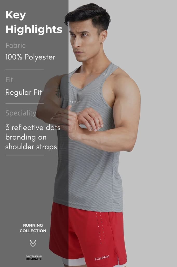 Checks Running Tank Ultimate Grey — photo 7