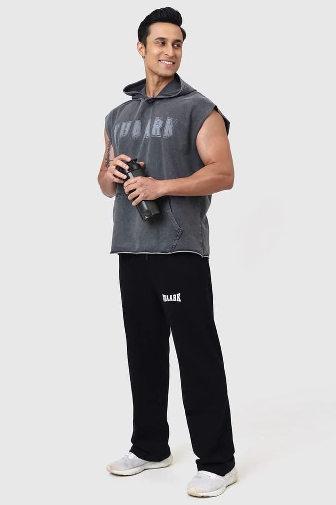 Shadow Washed Capsleeves Hoodie Dark Grey — photo 2