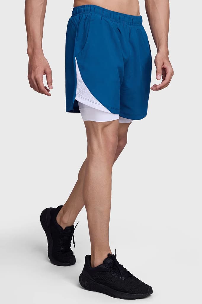 2 in 1 Mesh Shorts Teal — photo 3