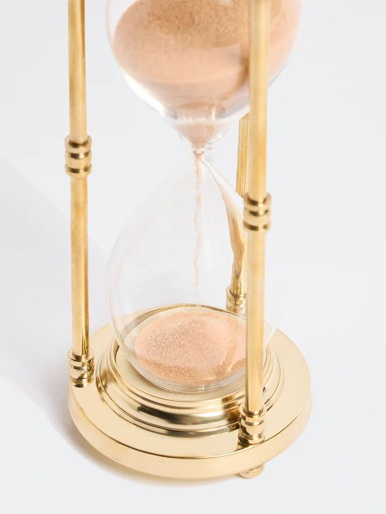 Westside Home Gold Hourglass Decorative Object — photo 3