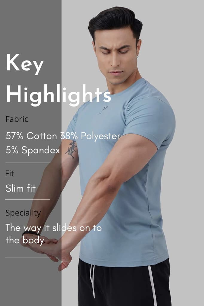 Pulse T-shirt Light Blue — photo 6