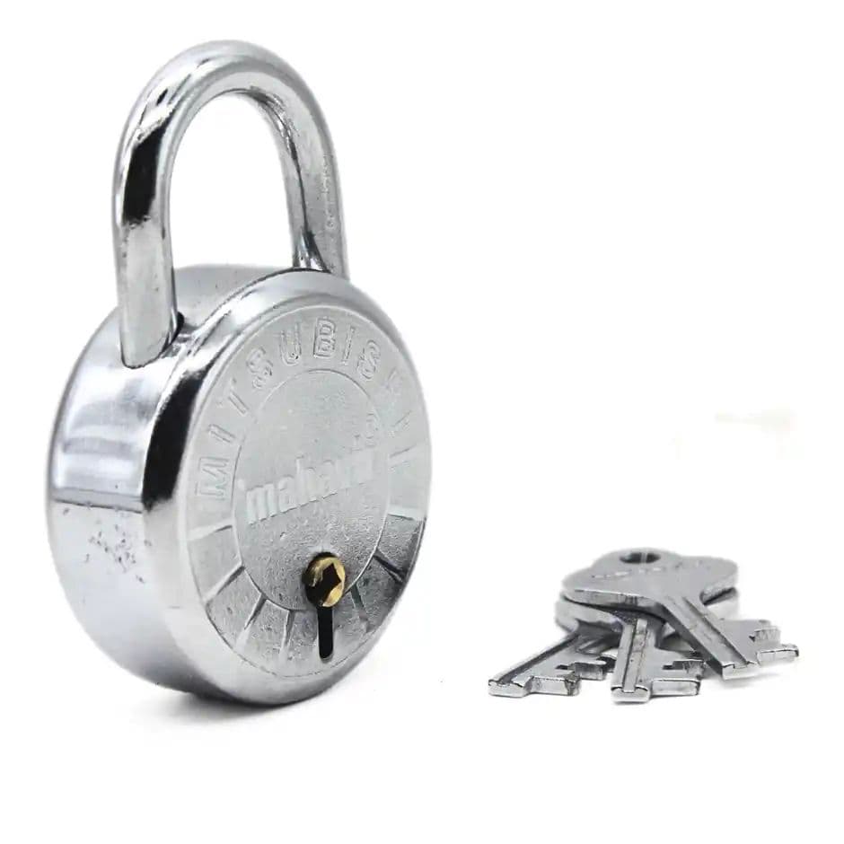 Se7en Padlock With 3 Keys - 50mm - Round Shaped — photo 2