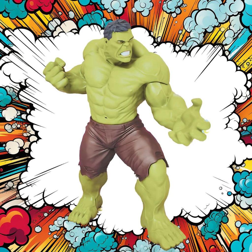 SuperHero Figurine | Dynamic Avenger Statue [33cm]