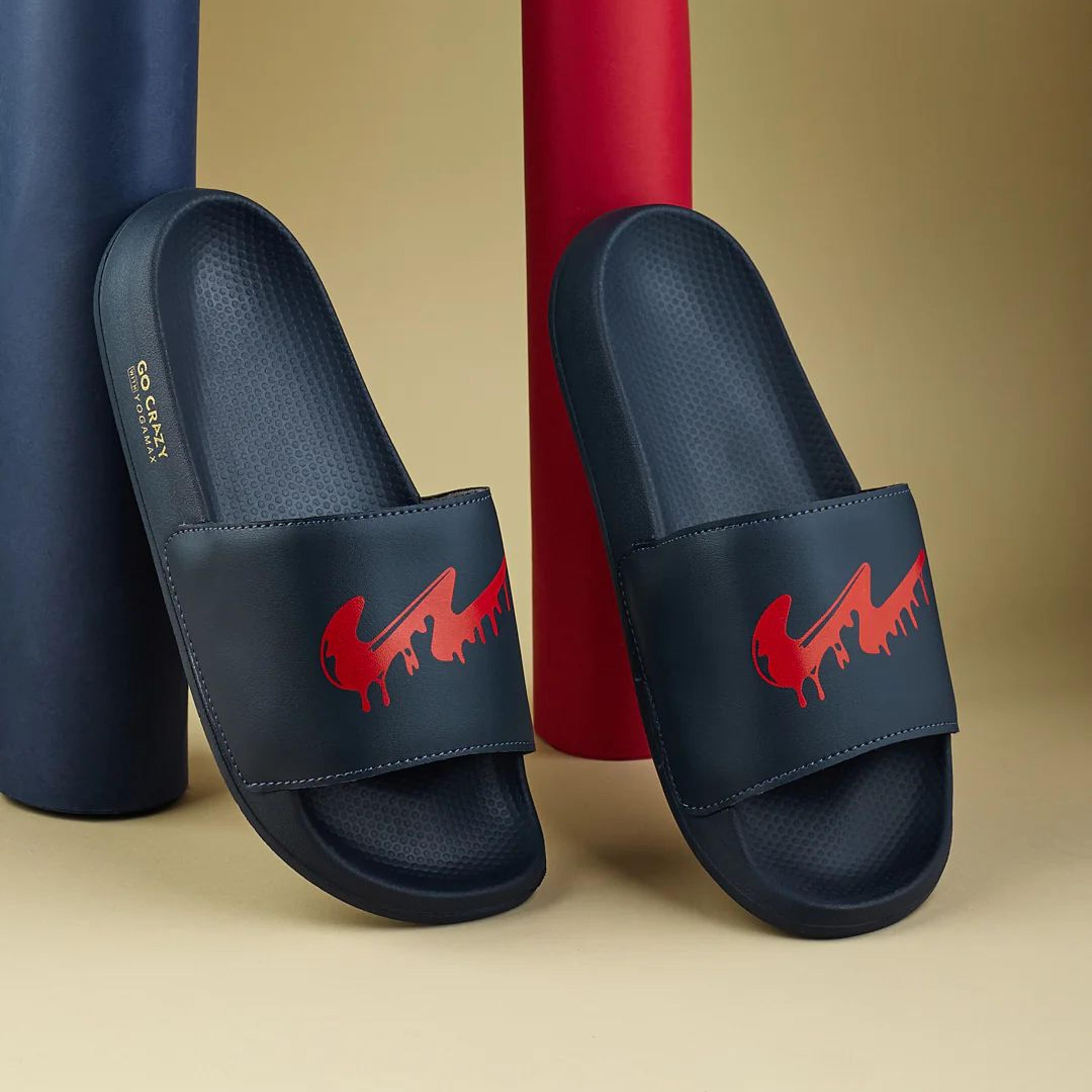 SL-443 Navy Men's Slides