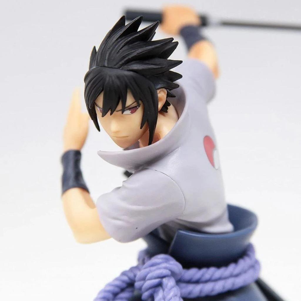 Sasuke Uchiha Attack Pose Anime Figure 18 Cm — photo 2