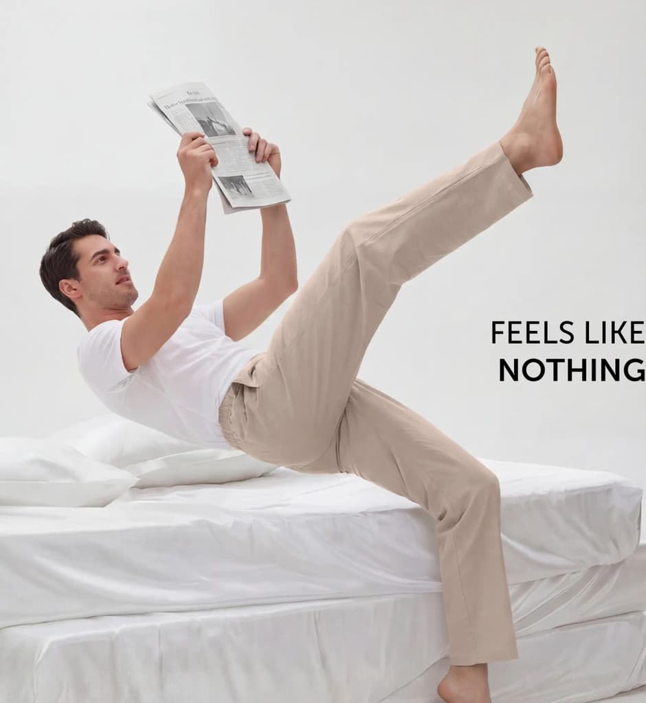 Ultra-Breathable Cotton Chambray Pyjamas - Taupe Grey — photo 6