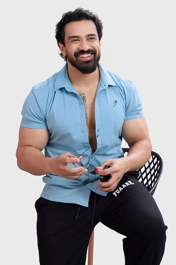 Aero Shirt Stone Blue — photo 6