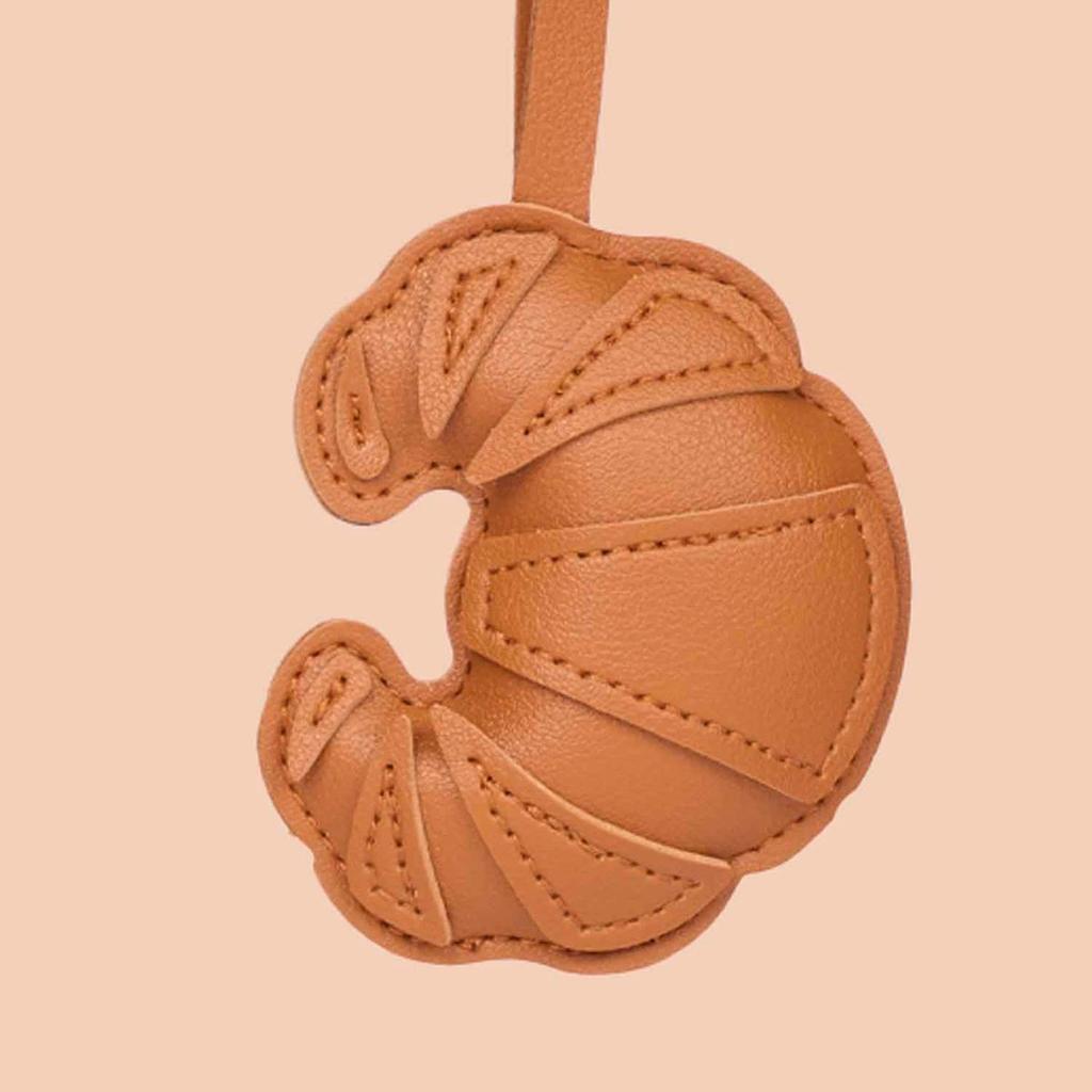 Croissant Bag Charm - Tan — photo 6